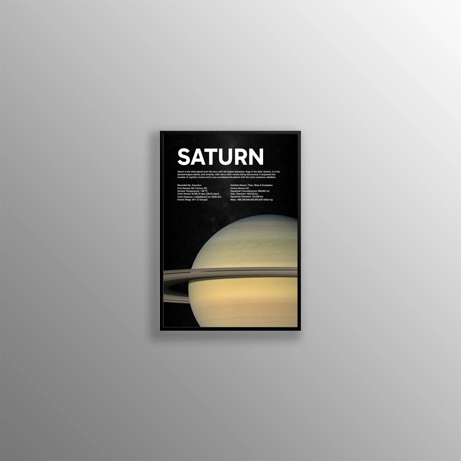 POSTER-PLANET-SATURN